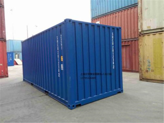 Chiny 20gp Stalowe suche używane używane kontenery / niebieski kontener międzynarodowy dostawca