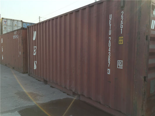 Chiny Transport Stal Używane metalowe pojemniki do przechowywania Tara Waga 2200 kg dostawca