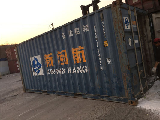 Chiny Używany kontener 20ft / Kontenery morskie Second Hand 2200kg dostawca