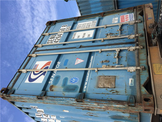 Chiny Stalowe suche pojemniki do przechowywania drugiej ręki / 20 stóp używanych kontenerów towarowych dostawca