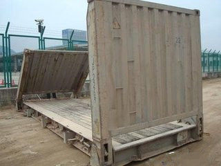 Chiny 33 Cbm Dry Used Flat Rack Containers Wymiary 5,90 m * 2,35 m * 2,39 m dostawca