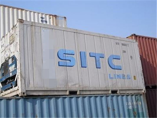 Chiny Silver Steel CUsed Reefer Container 20RF Line With International Standards dostawca