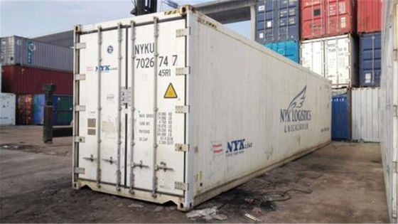 Chiny Stal używany kontener chłodniczy / używany kontener zamrażarki do wysyłki dostawca