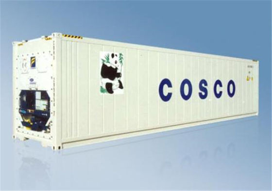 Chiny Metal Używany kontener chłodniczy Wymiary od 12,2 m * 2,44 m * 2,6 m dostawca