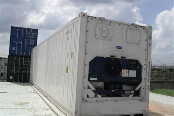 Chiny Kontenery chłodnicze używane na sprzedaż 12,2 m długości 40 stóp kontener chłodniczy dostawca