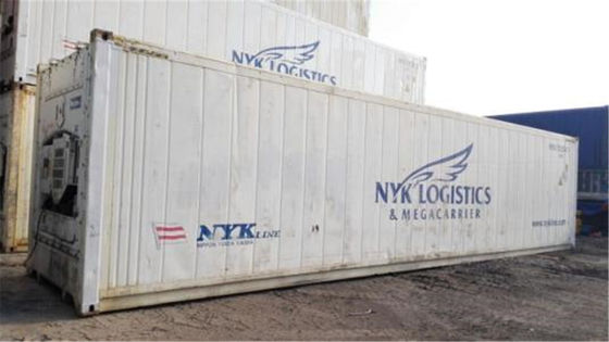 Chiny White Metal 40FR Używany kontener chłodniczy do standardowej wysyłki dostawca