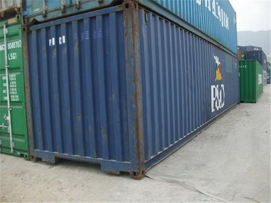 Chiny Niebieskie używane metalowe kontenery międzynarodowe standardy Suchy kontener ładunkowy dostawca