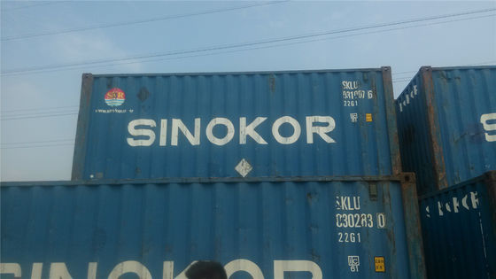 Chiny Drugiej ręki 20 gp towarowych kontenerów / używanych pojemników transportowych dostawca