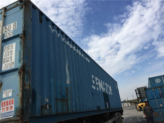 Chiny Niebieskie kontenery transportowe 20 &amp;#39;drugiej ręki / używane stalowe kontenery dostawca