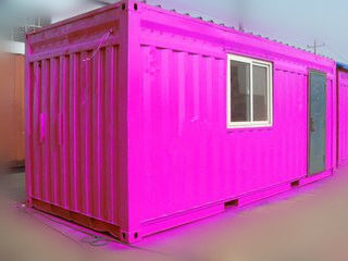 Chiny 40 Ft / 20 Ft Old Prefab Container Housefor Storage Red In Steel dostawca