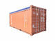 Red Second Hand 20ft Open Top Container dla transportu morskiego i lądowego dostawca